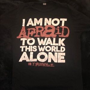 My Chemical Romance black graphic band t-shirt.